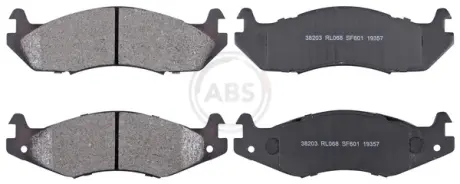 Комплект гальмівних колодок ABS 38203