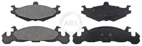 Комплект тормозных колодок, дисковый тормоз ABS 38219