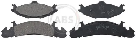 Комплект тормозных колодок, дисковый тормоз ABS 38259