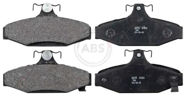 Комплект тормозных колодок, дисковый тормоз ABS 38295 (фото 1)