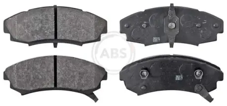 Комплект тормозных колодок, дисковый тормоз ABS 38315