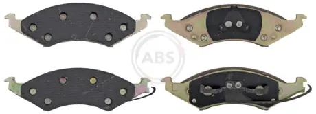 Комплект тормозных колодок, дисковый тормоз ABS 38324