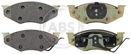 Комплект тормозных колодок, дисковый тормоз ABS 38367