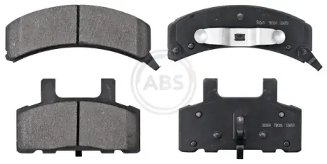 Комплект гальмівних накладок, дискове гальмо ABS 38369