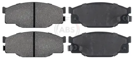 Комплект тормозных колодок, дисковый тормоз ABS 38397