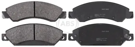 Комплект тормозных колодок, дисковый тормоз ABS 38429