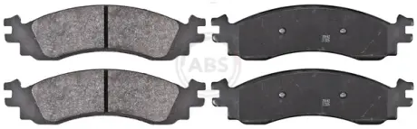 Комплект тормозных колодок, дисковый тормоз ABS 38442