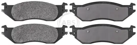 Комплект тормозных колодок, дисковый тормоз ABS 38443