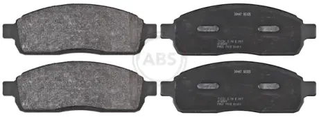 Комплект тормозных колодок, дисковый тормоз ABS 38447