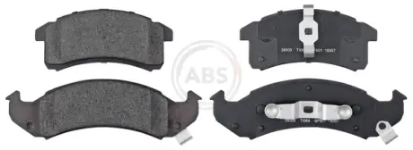 Комплект тормозных колодок, дисковый тормоз ABS 38505