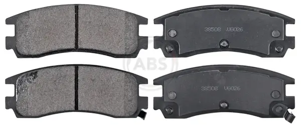 Комплект тормозных колодок, дисковый тормоз ABS 38508 (фото 1)