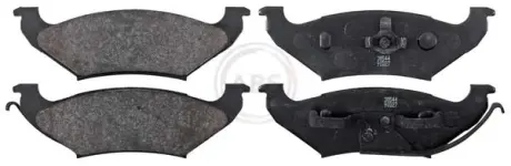 Комплект тормозных колодок, дисковый тормоз ABS 38544