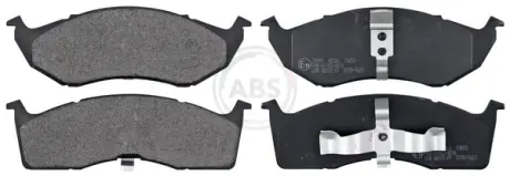 Комплект тормозных колодок, дисковый тормоз ABS 38591