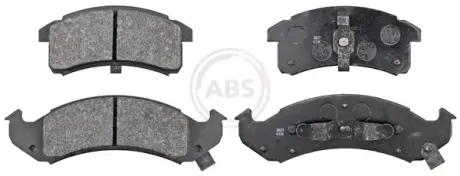 Комплект тормозных колодок, дисковый тормоз ABS 38623