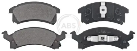 Комплект тормозных колодок, дисковый тормоз ABS 38673
