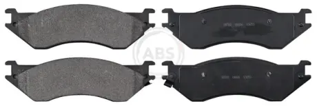 Комплект тормозных колодок, дисковый тормоз ABS 38702