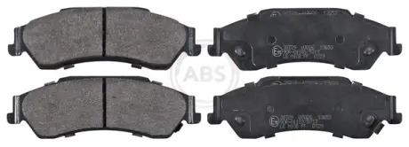 Комплект тормозных колодок, дисковый тормоз ABS 38729