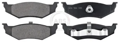 Комплект тормозных колодок, дисковый тормоз ABS 38782