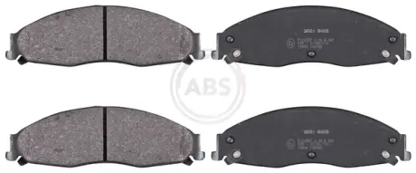 Комплект тормозных колодок, дисковый тормоз ABS 38921