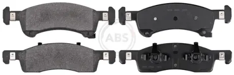 Комплект тормозных колодок, дисковый тормоз ABS 38934