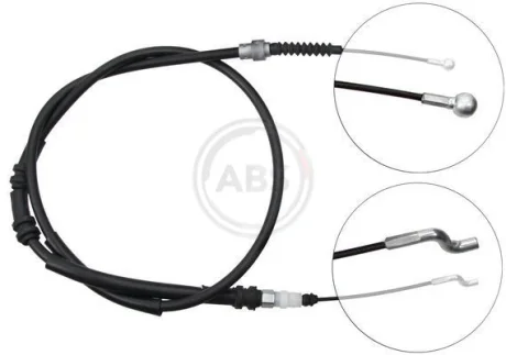 Трос ручного гальма коротка база ABS K13816