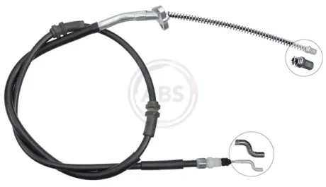 Трос ручника (задній) VW Amarok 10-22 (L=1594mm) ABS K13871