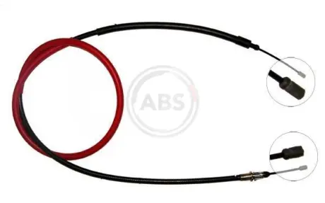 Трос ручного гальма Xsara (03-12) Пр. ABS K17358