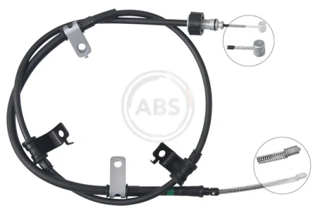 Трос ручного гальма лівий ABS K17469