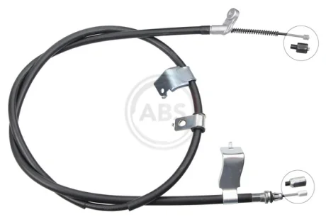 Трос ручного гальма зад. NISSAN QASHQAI 07- Л. ABS K18949