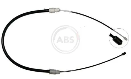 Трос ручного гальма зад. A-Series (W168) після 10.99 Л. (503/1056) ABS K19616