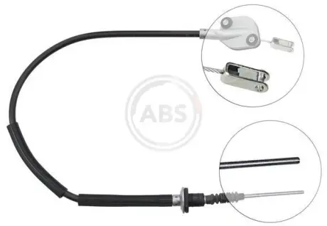 Трос зчеплення Chevrolet Aveo 1.2/1.4 03- (888/595 мм) ABS K27710