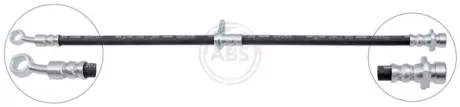 Шланг гальмівний ПЕРЕДН ЛЕВЫЙ HONDA LOGO (GA) 03/99-03/02 ABS SL5546