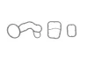 Прокладка корпуса фільтра масляного BMW 3 (F30/F80)/5 (F10/G30/F90) 2.0D 12- B32/B37/B38/B42/B47 ADLER 11428591460 (фото 1)