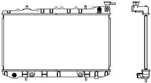 Copper Plastic Radiator ADR 22511001