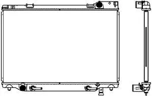 Copper Plastic Radiator ADR 24621004