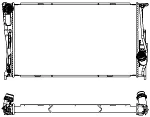 Aluminium Plastic Radiator ADR 30118501