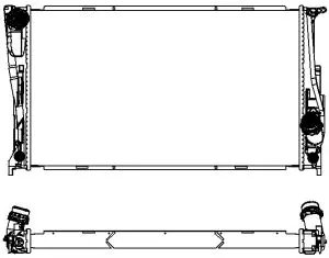 Aluminium Plastic Radiator ADR 30118502