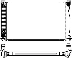 Aluminium Plastic Radiator ADR 30621001