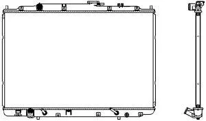 Aluminium Plastic Radiator ADR 30711009