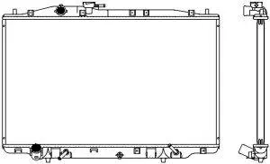 Aluminium Plastic Radiator ADR 30711013
