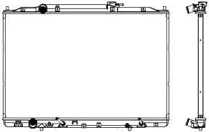 Aluminium Plastic Radiator ADR 30718501