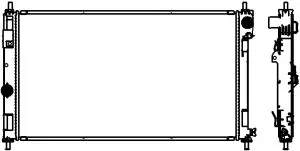 Aluminium Plastic Radiator ADR 30918501