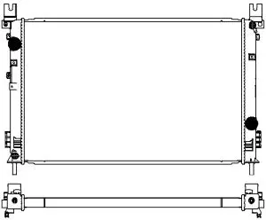 Aluminium Plastic Radiator ADR 30918502