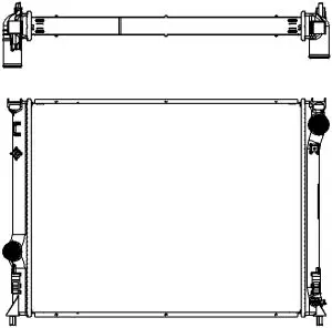 Aluminium Plastic Radiator ADR 31328501