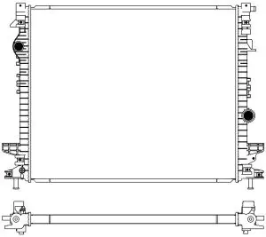 Aluminium Plastic Radiator ADR 31618537