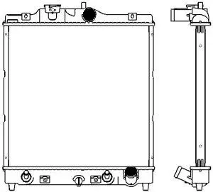 Aluminium Plastic Radiator ADR 32111002