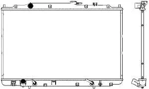 Aluminium Plastic Radiator ADR 32111004