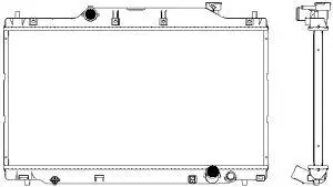 Aluminium Plastic Radiator ADR 32111020