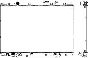 Aluminium Plastic Radiator ADR 32118503