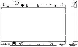 Aluminium Plastic Radiator ADR 32118507